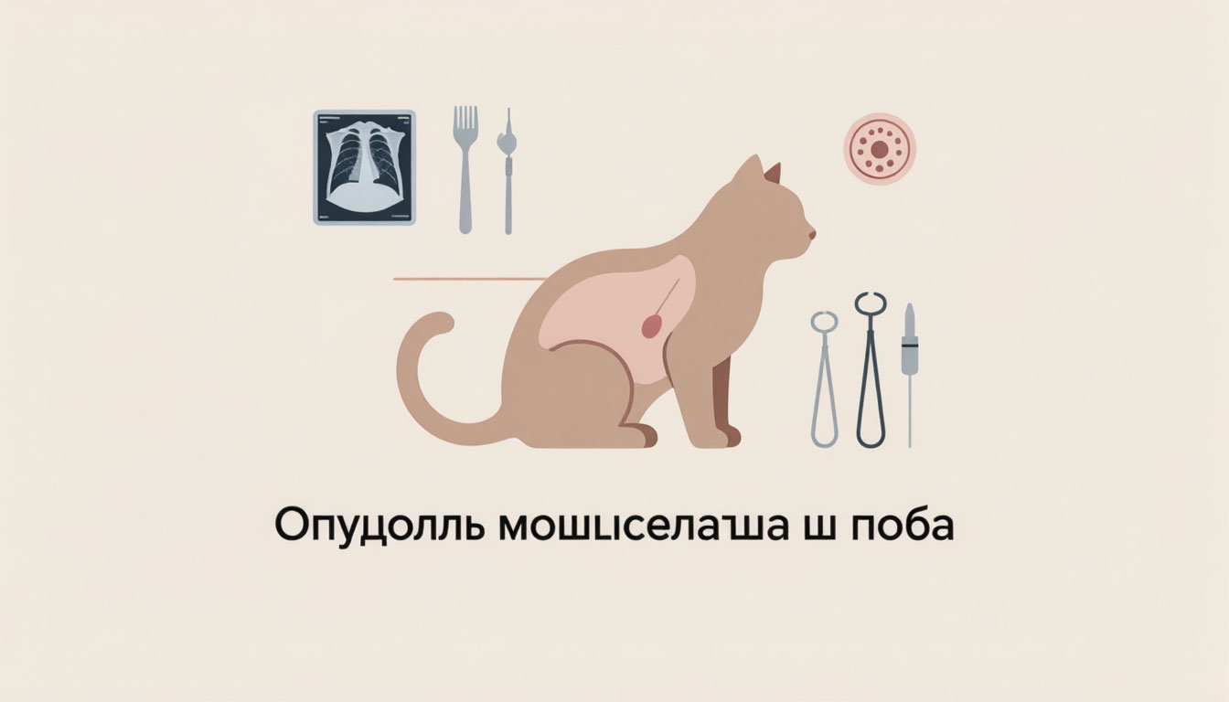 Опухоль молочной железы у кошки